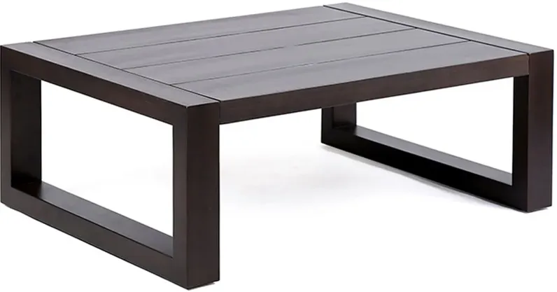 Armen Living Paradise Dark Eucalyptus Outdoor Coffee Table