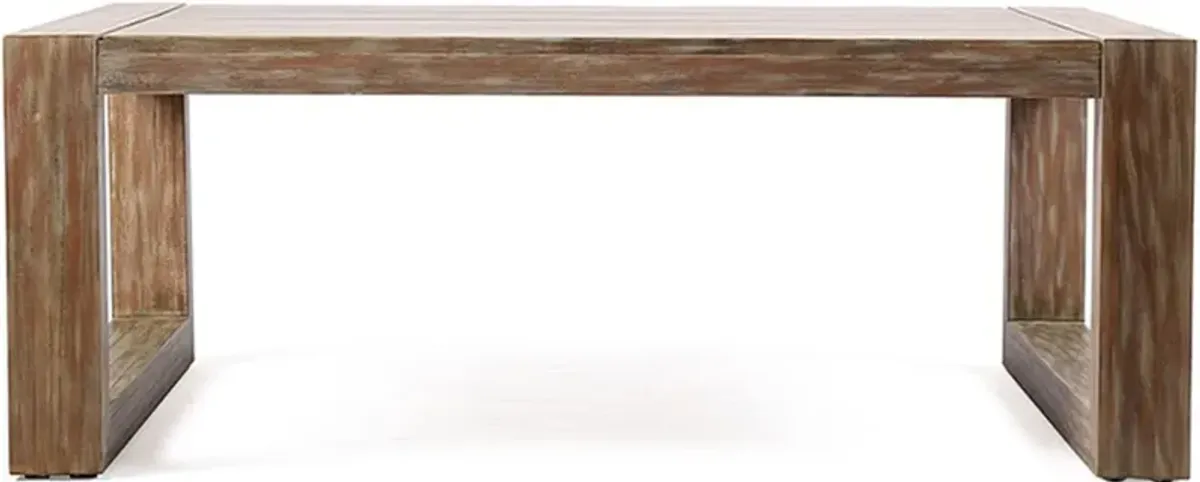 Armen Living Paradise Light Eucalyptus Outdoor Coffee Table