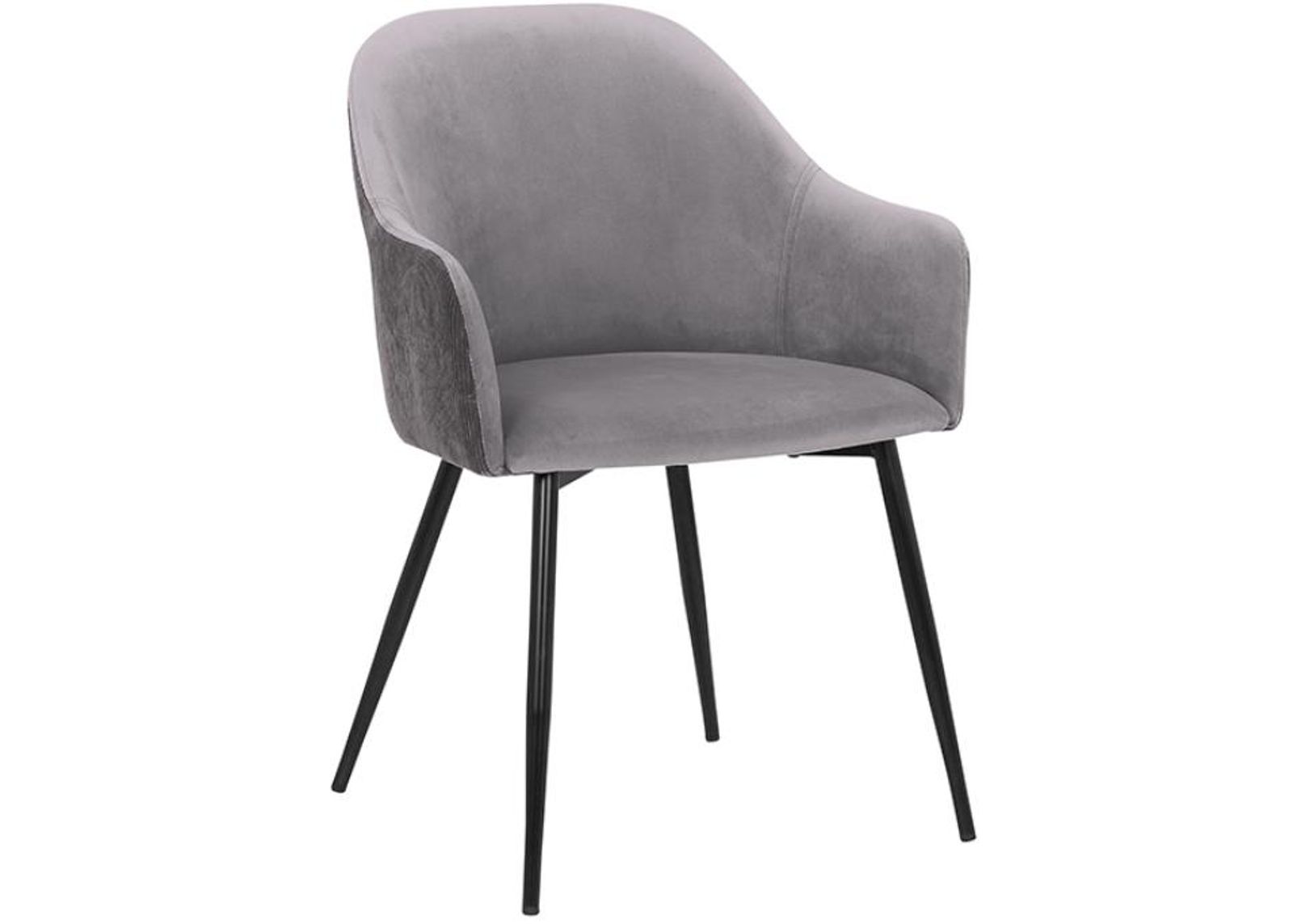 Armen Living Pixie Black/Dark Grey Dining Room Chair