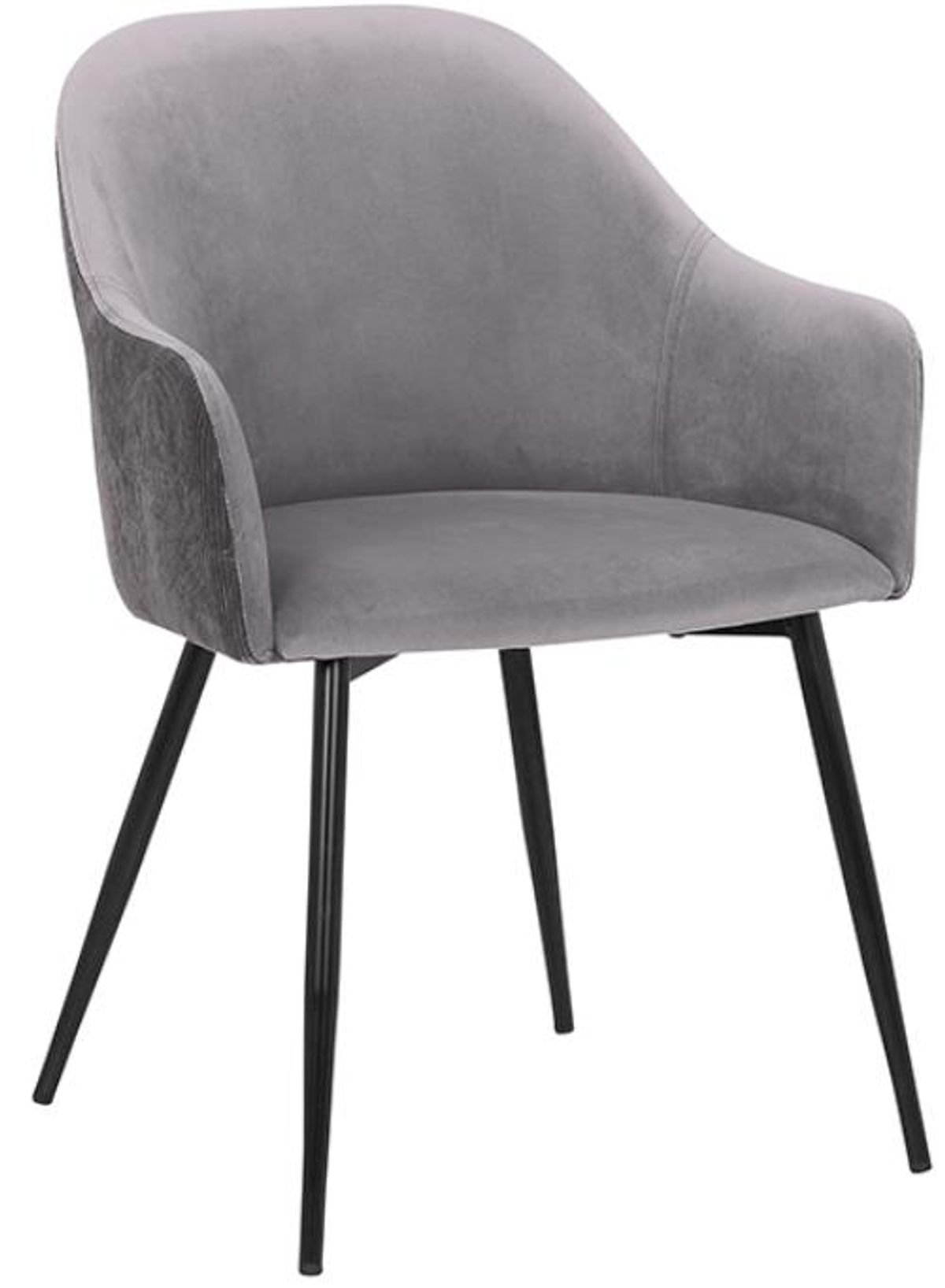 Armen Living Pixie Black/Dark Grey Dining Room Chair