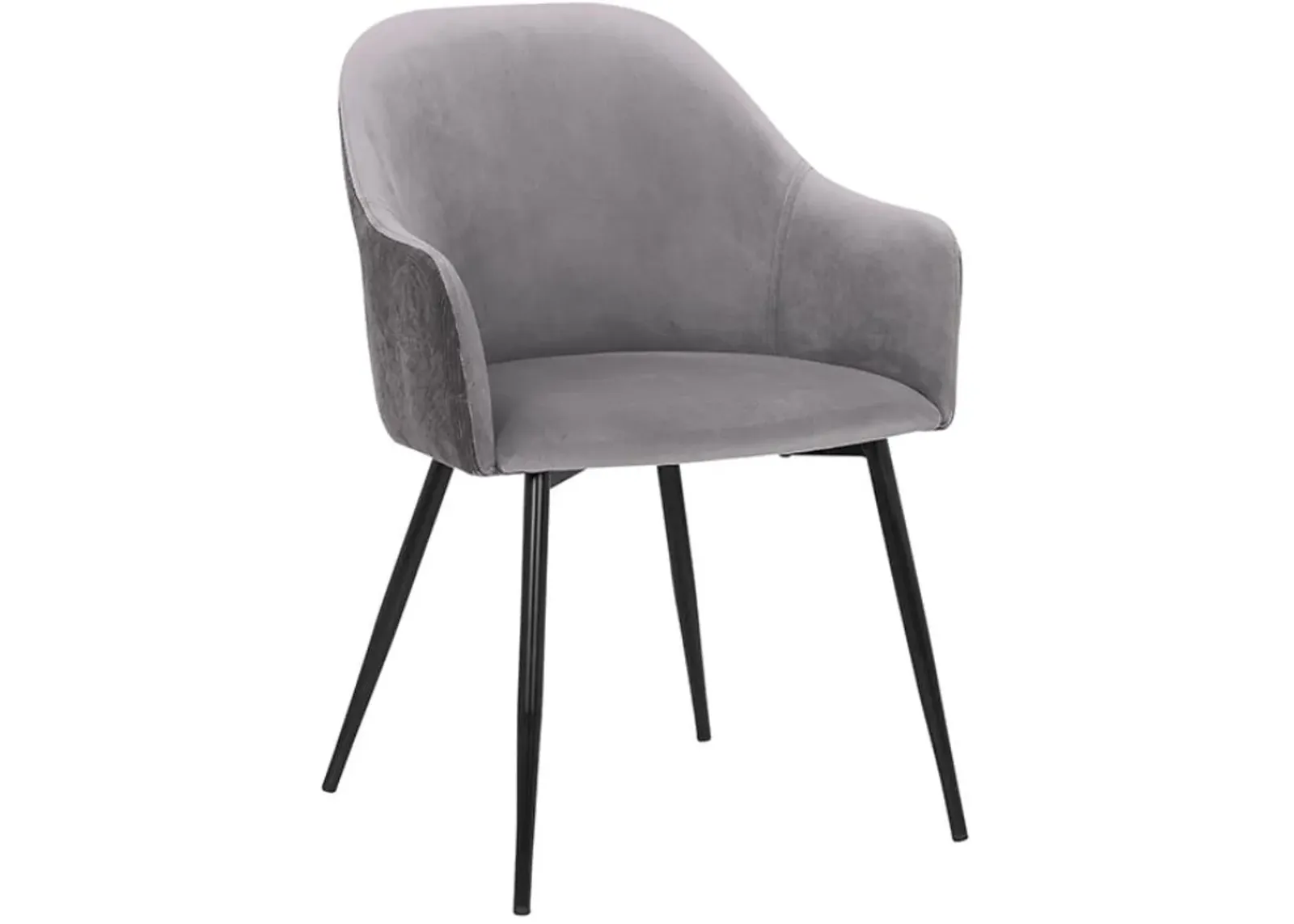 Armen Living Pixie Black/Dark Grey Dining Room Chair