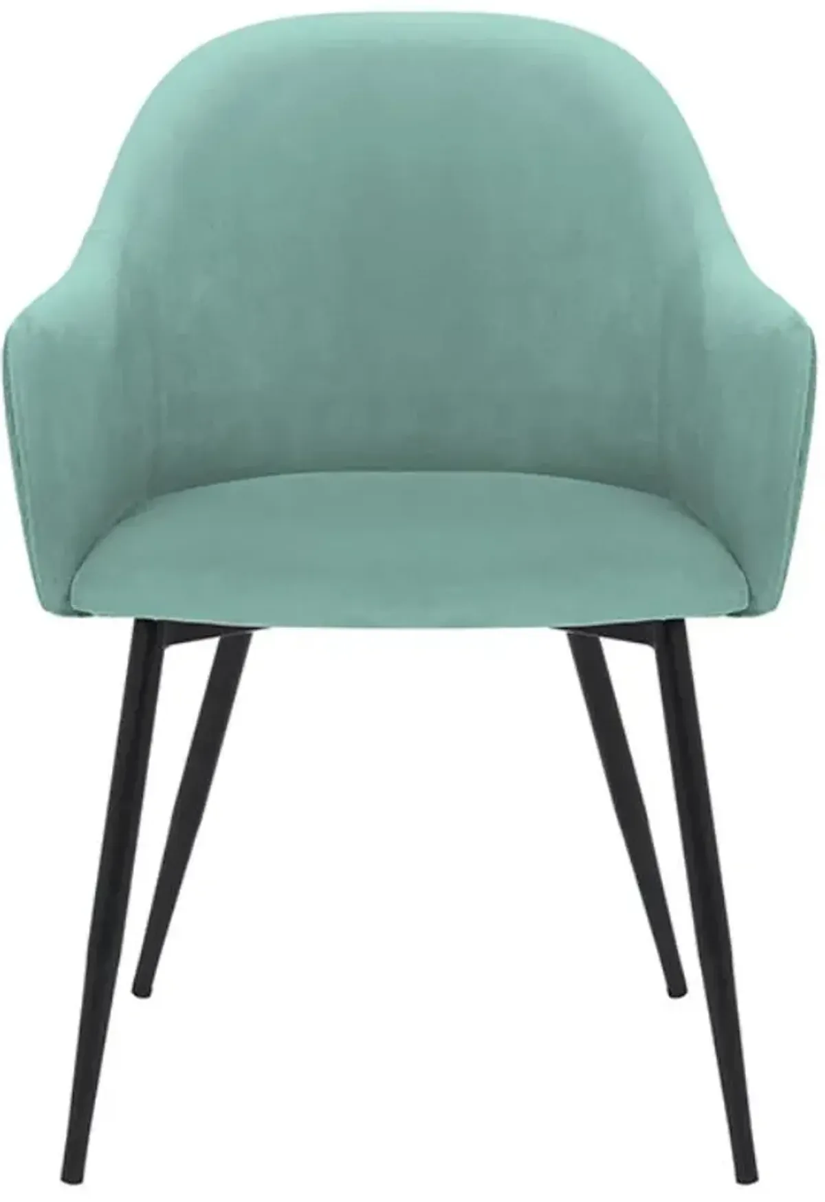 Armen Living Pixie Black/Teal Dining Room Chair
