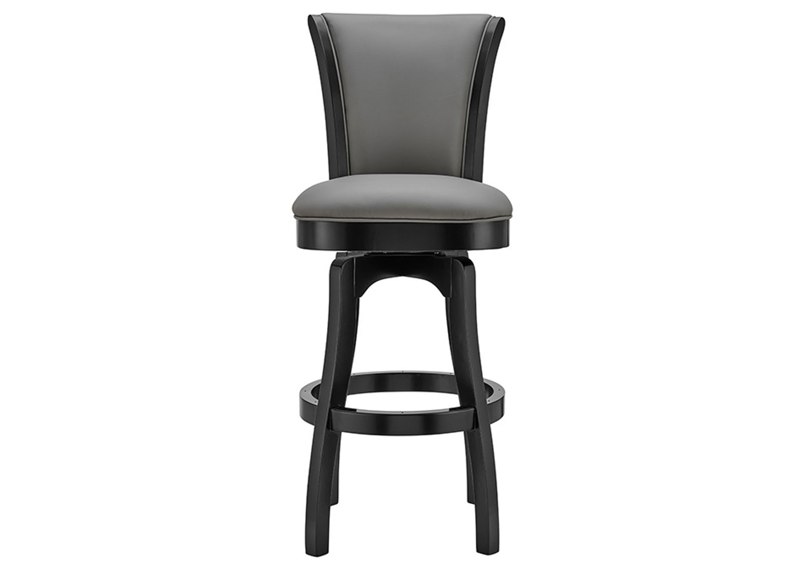 Armen Living Raleigh Gray 26" Swivel Counter Stool