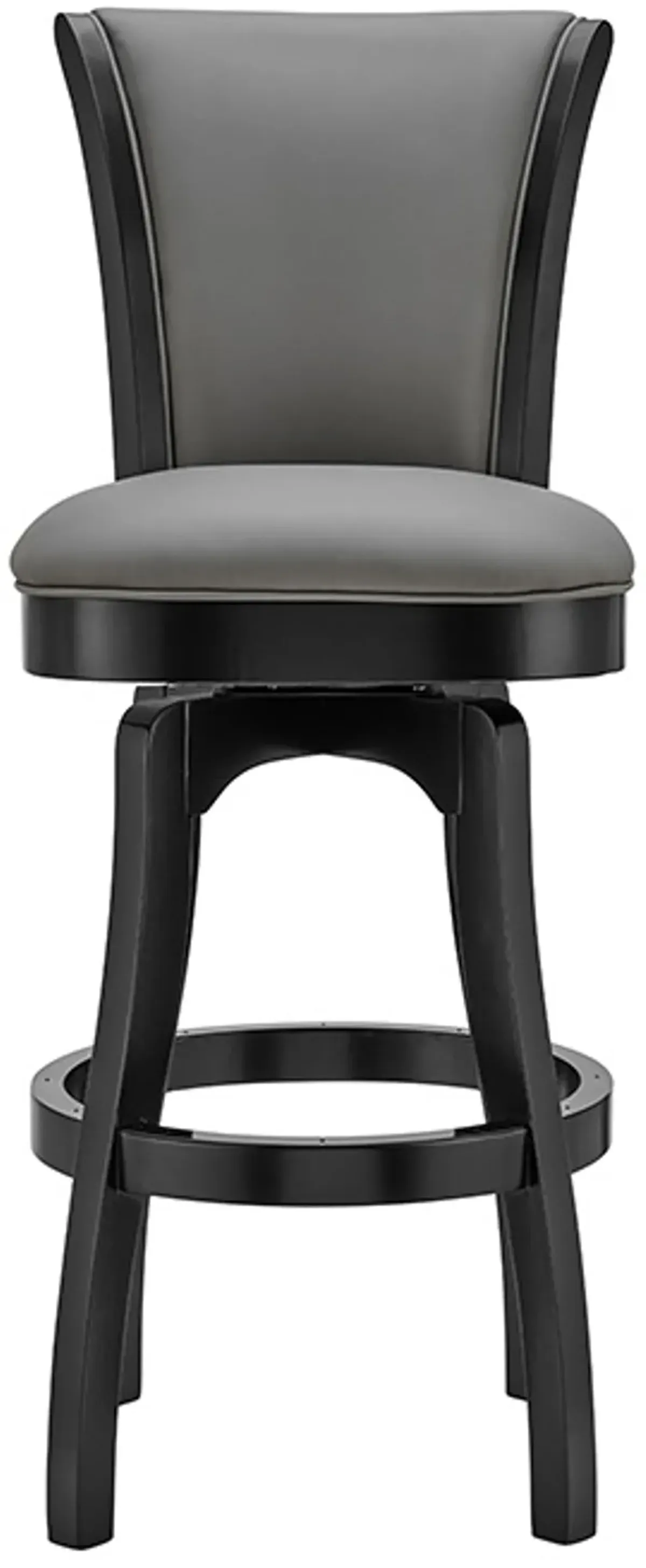 Armen Living Raleigh Gray 26" Swivel Counter Stool