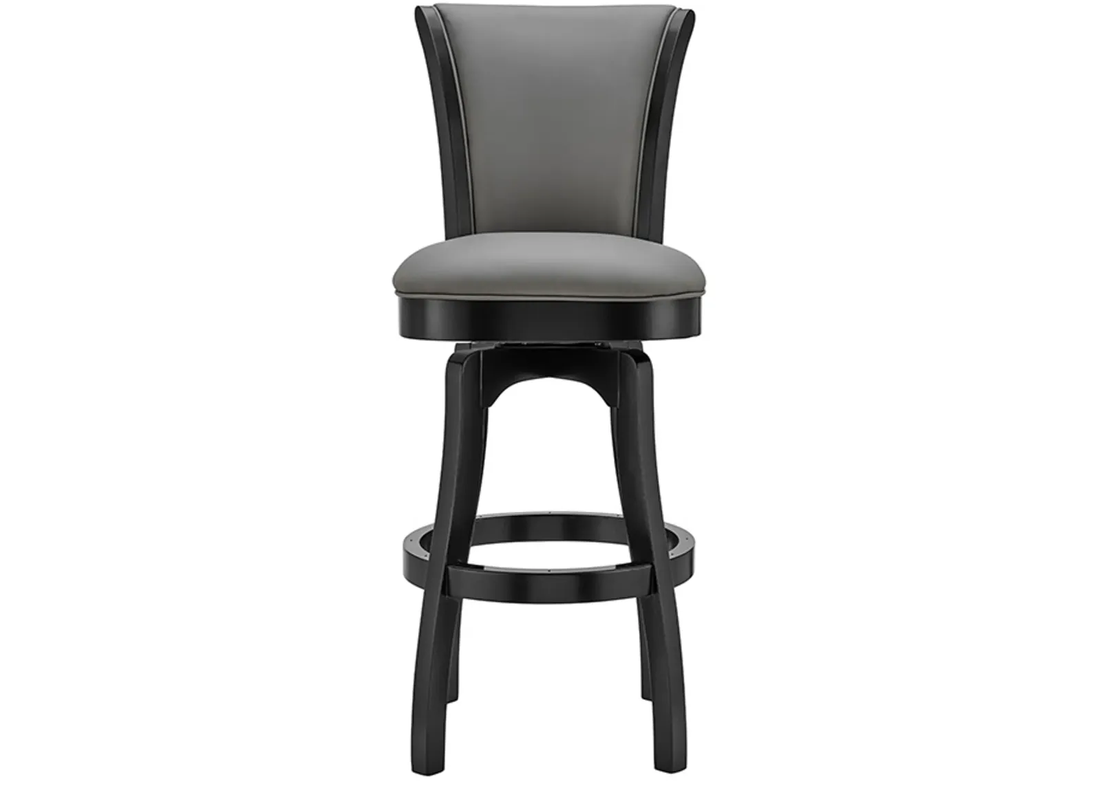 Armen Living Raleigh Gray 30" Swivel Bar Stool