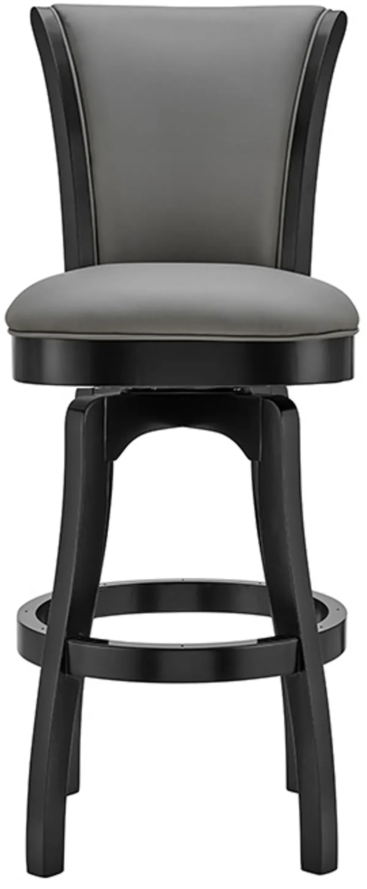 Armen Living Raleigh Gray 30" Swivel Bar Stool