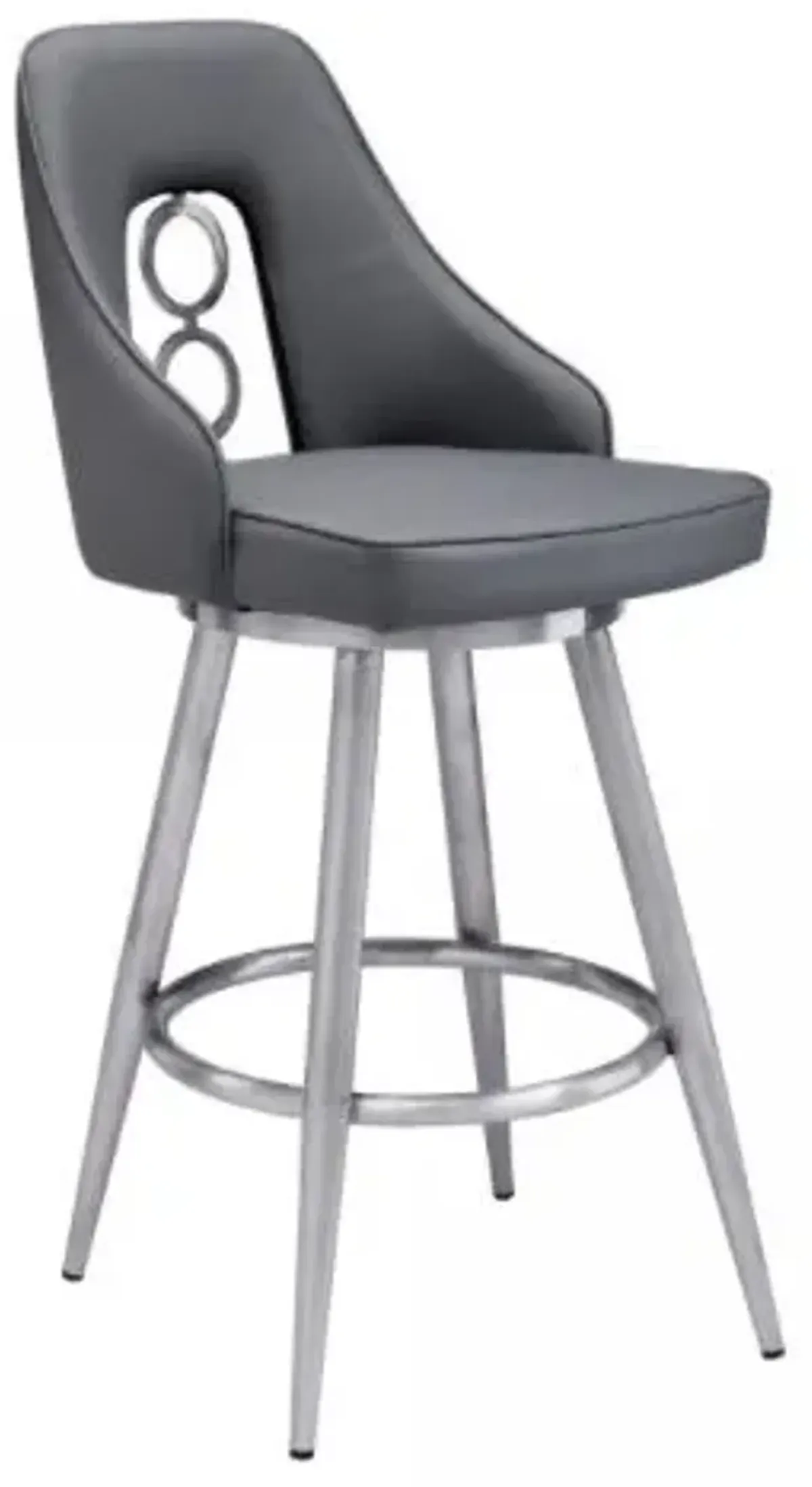 Armen Living Ruby Gray 26" Counter Stool