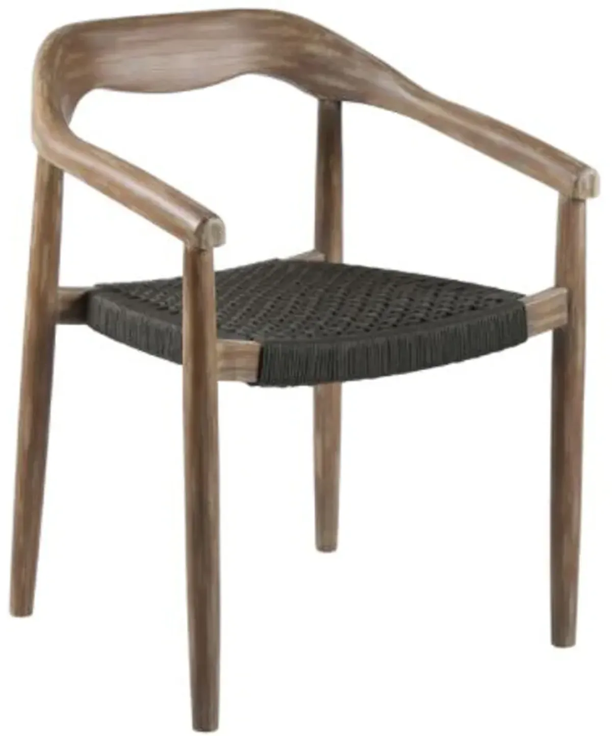 Armen Living Santo Charcoal Outdoor Dining Chair