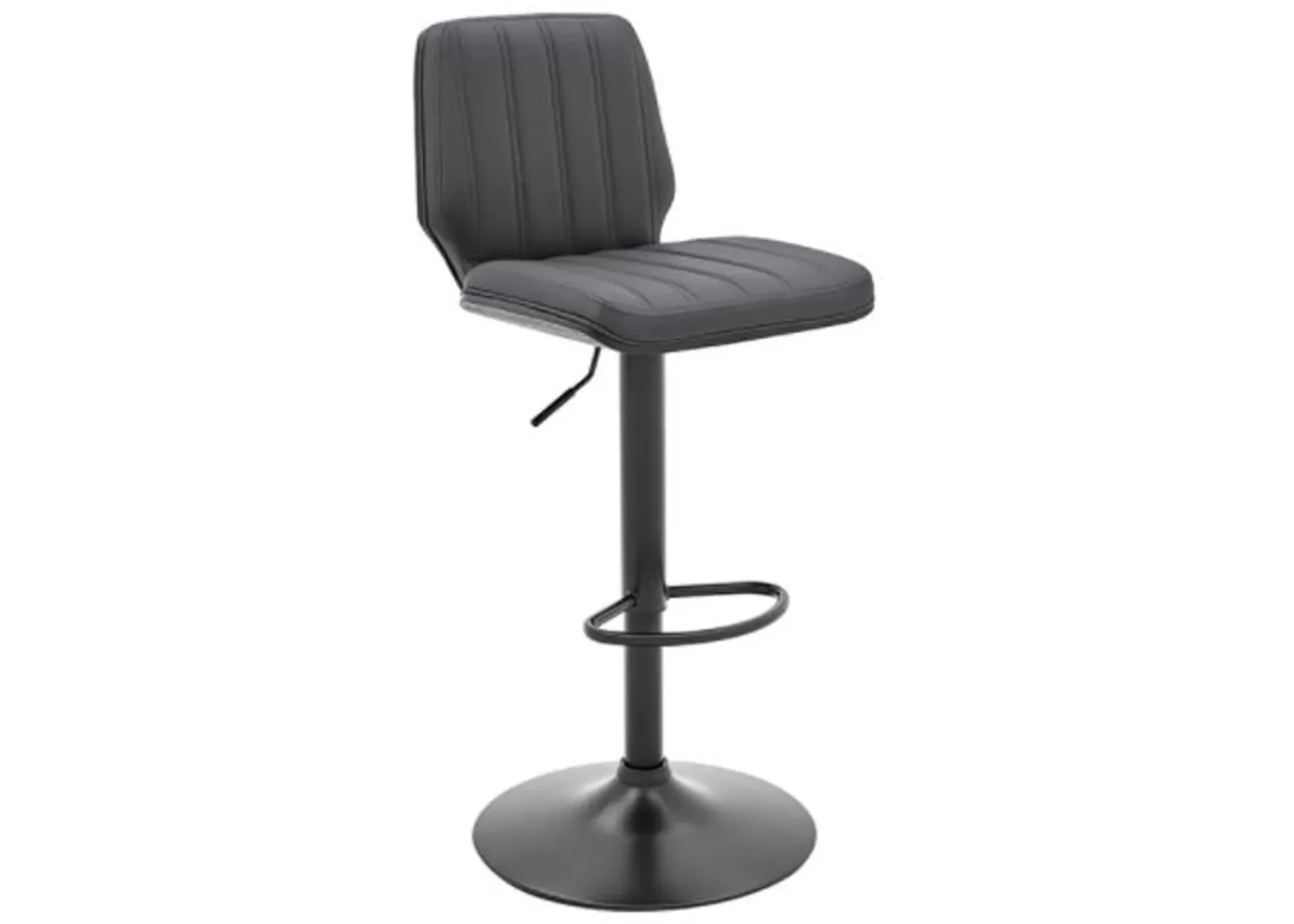 Armen Living Sabine Gray Adjustable Swivel Stool