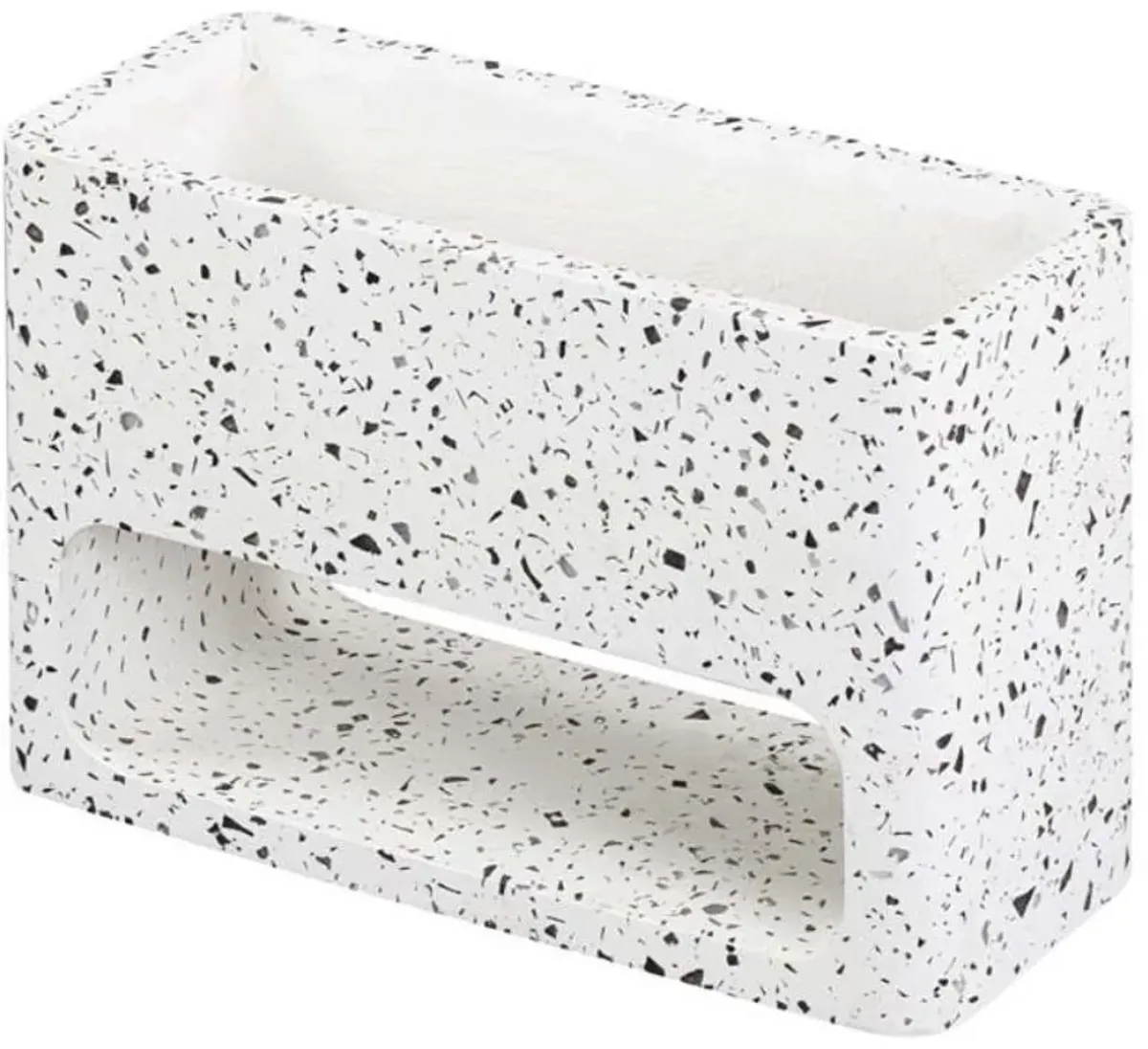 Armen Living Sunstone Terrazzo Indoor or Outdoor Planter 