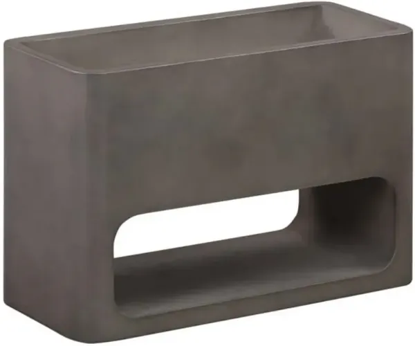 Armen Living Sunstone Grey Indoor or Outdoor Planter 