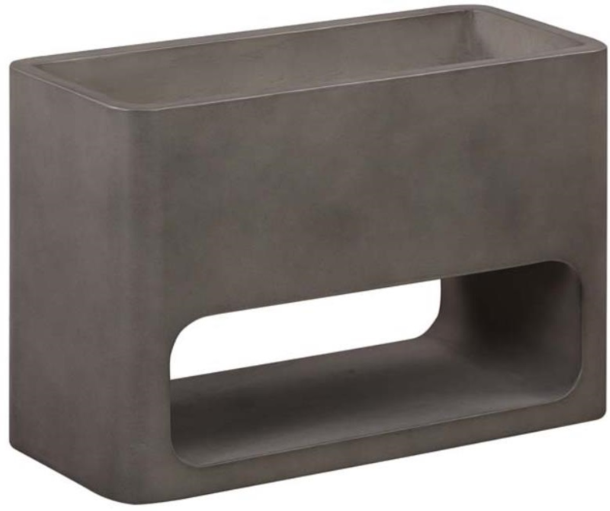 Armen Living Sunstone Grey Indoor or Outdoor Planter 