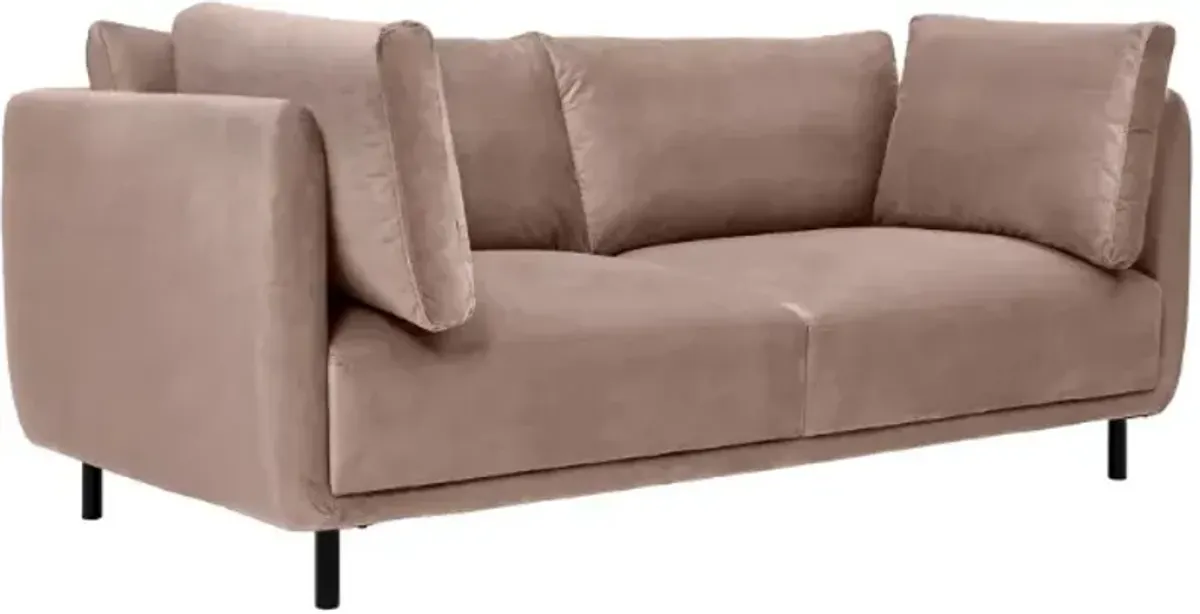 Armen Living Serenity Mauve Velvet Sofa