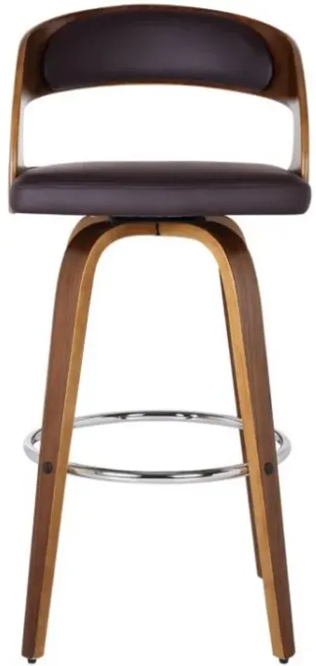 Armen Living Shelly Brown 26" Counter Stool