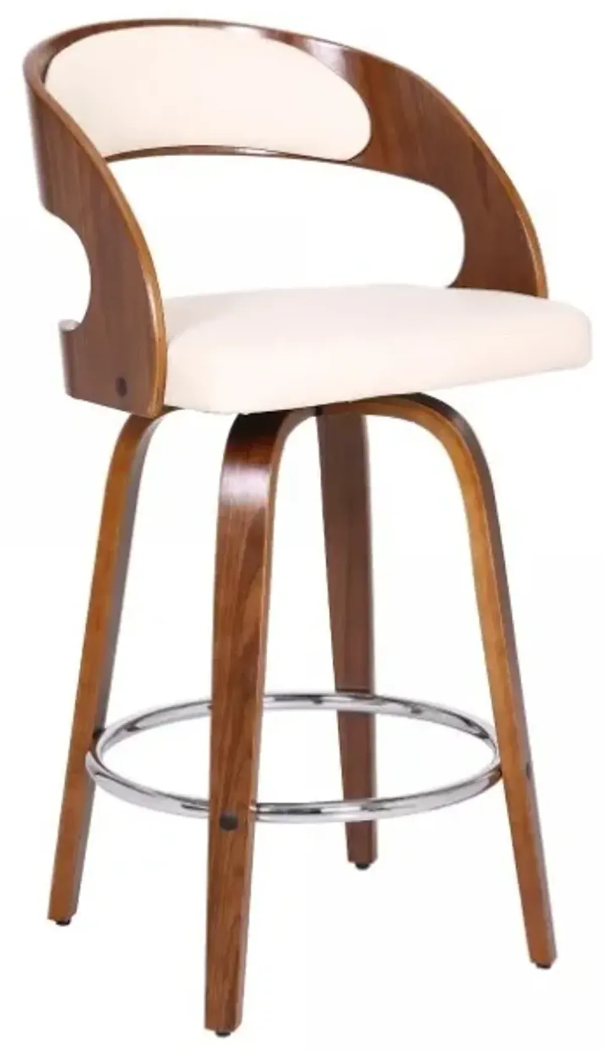 Armen Living Shelly Cream 26" Counter Stool