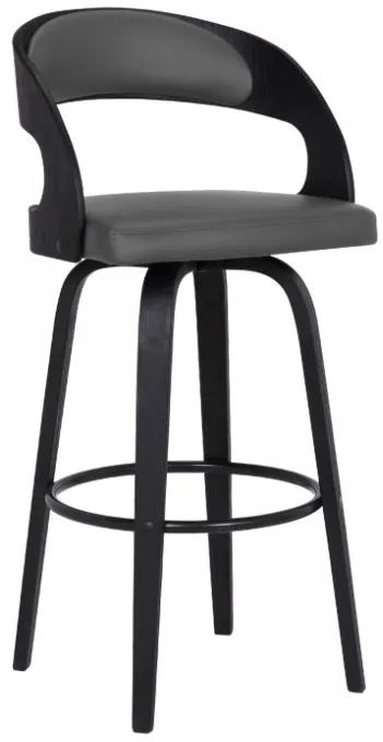 Armen Living Shelly Gray 26" Counter Stool