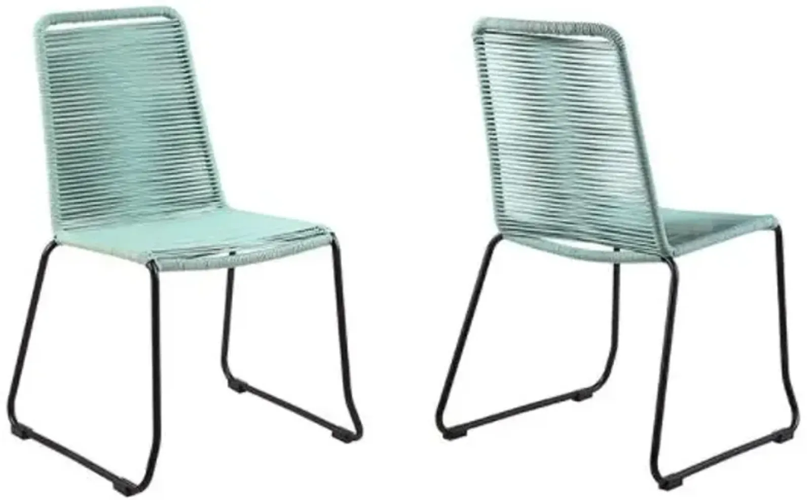 Armen Living Shasta Wasabi Outdoor Dining Chair