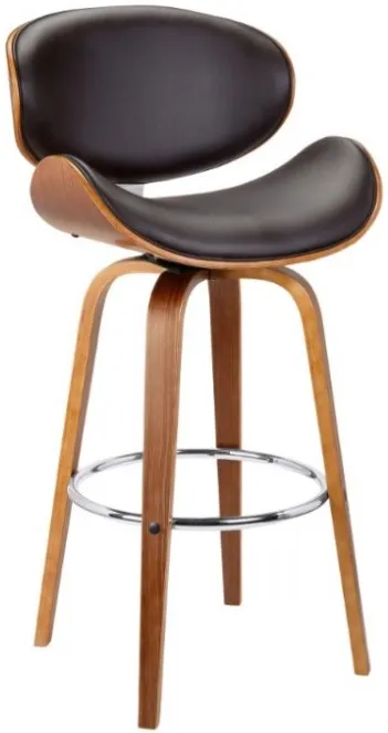 Armen Living Solvang Brown 26" Counter Stool