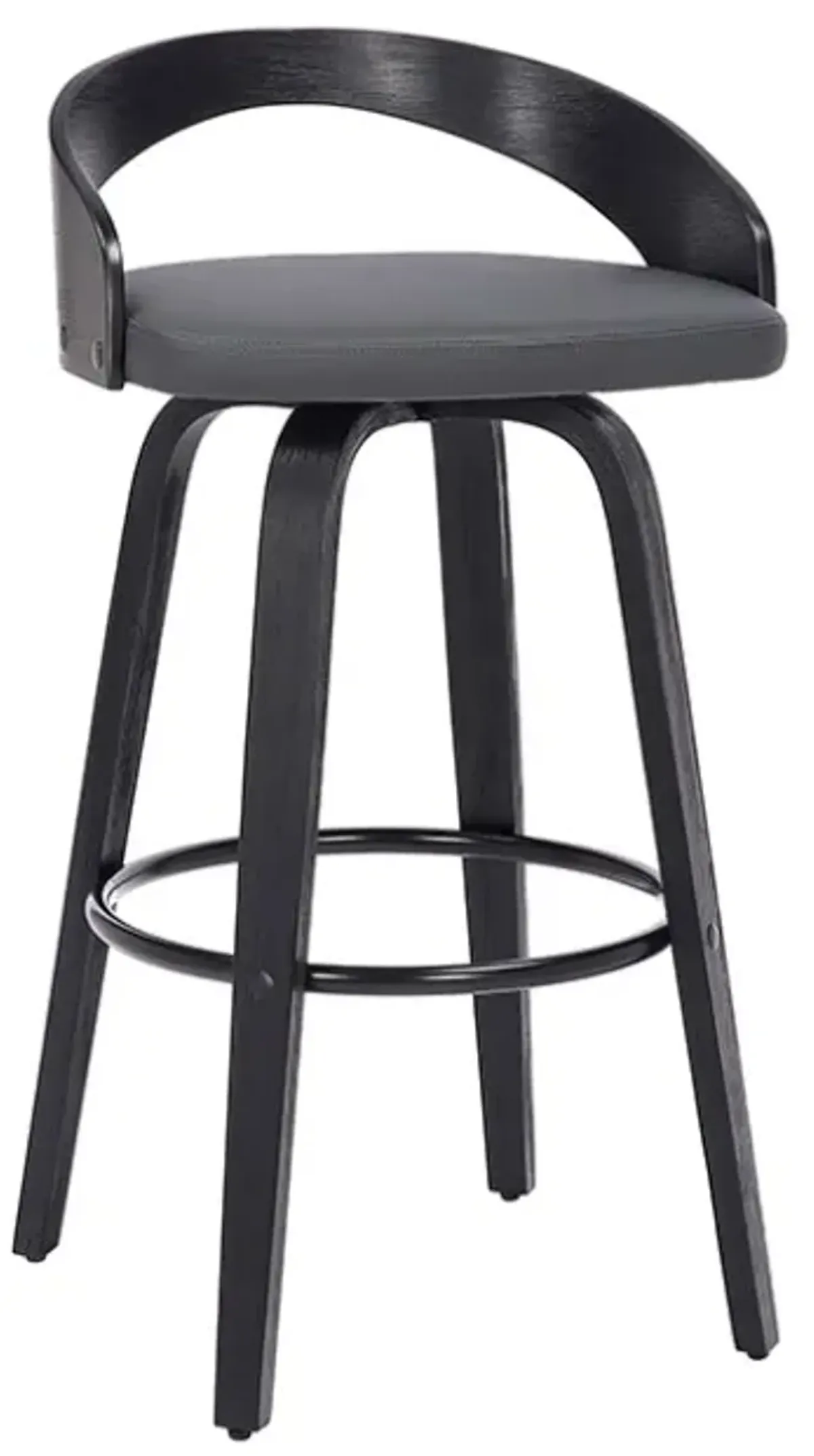 Armen Living Sonia Gray 26" Swivel Counter Stool