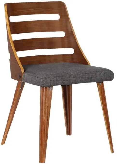 Armen Living Storm Charcoal Dining Chair