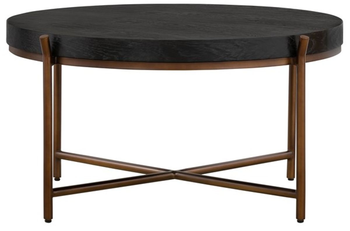 Armen Living Sylvie Black Coffee Table