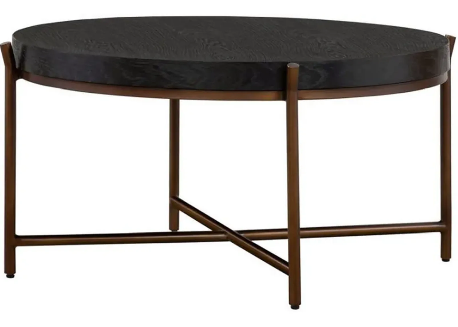 Armen Living Sylvie Brushed Oak Coffee Table