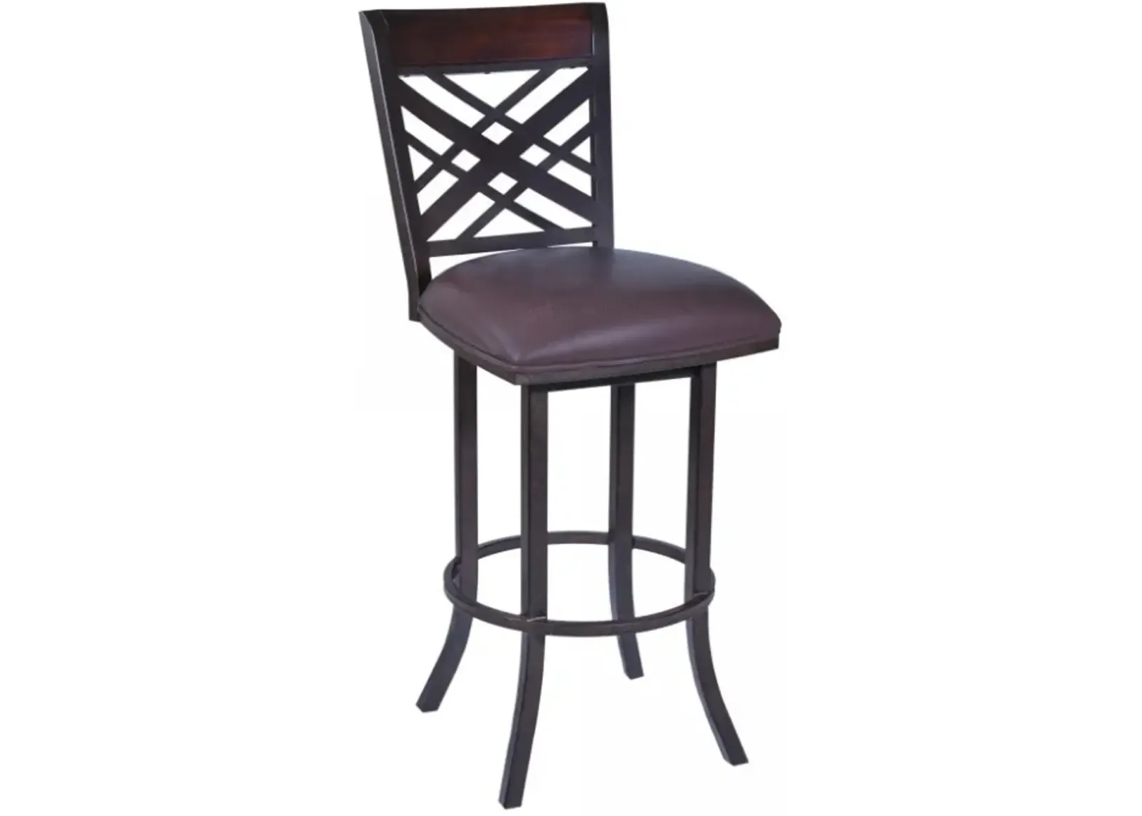 Armen Living Tahiti Brown 30" Bar Stool