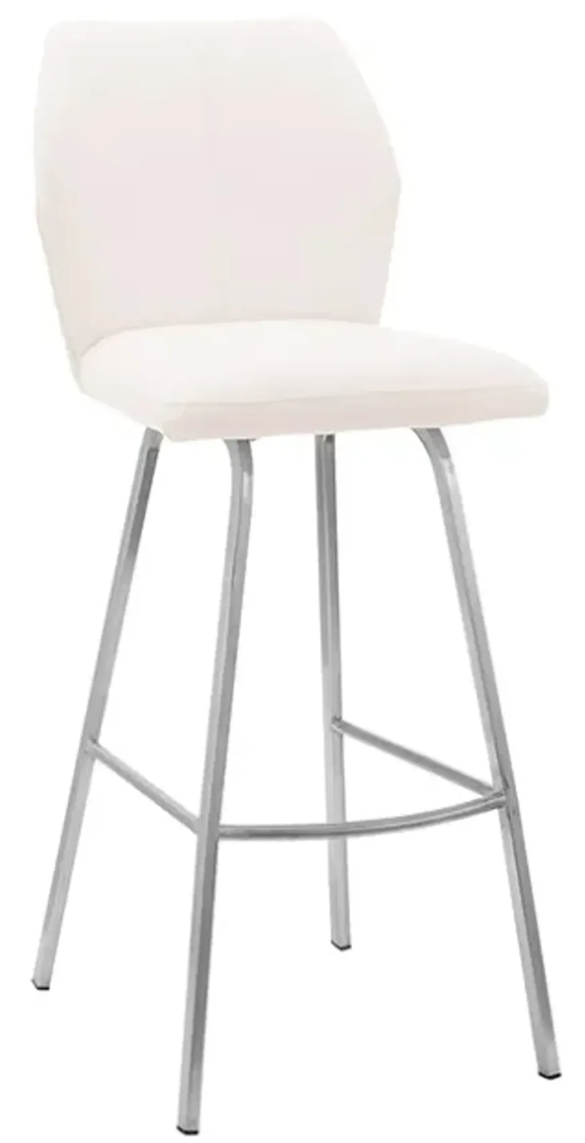 Armen Living Tandy White 26" Counter Stool