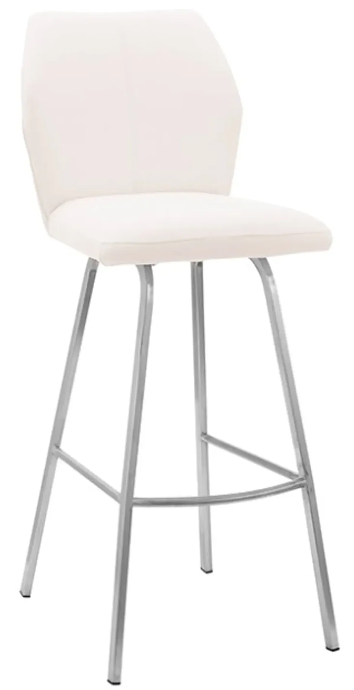 Armen Living Tandy White 26" Counter Stool