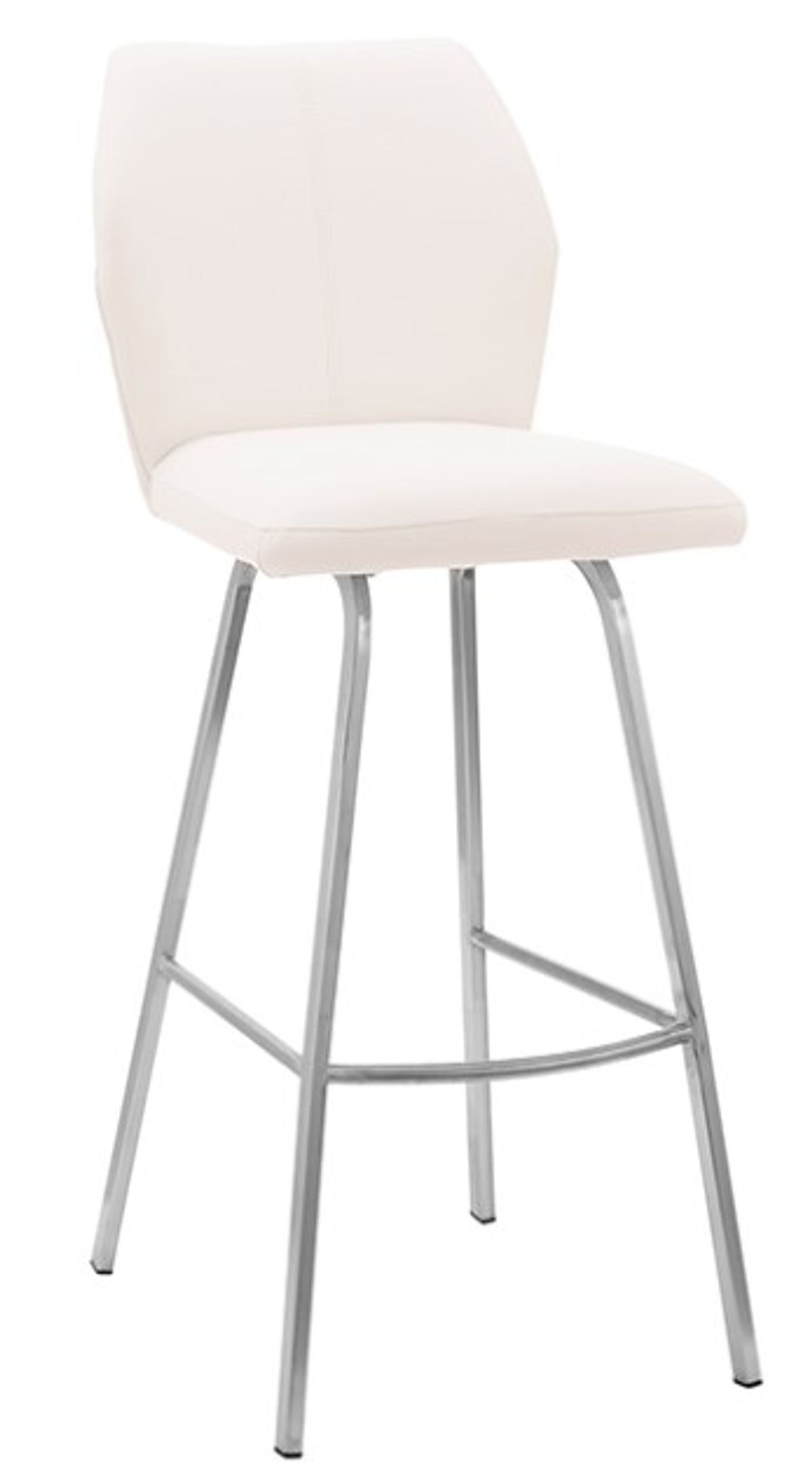 Armen Living Tandy White 30" Bar Stool