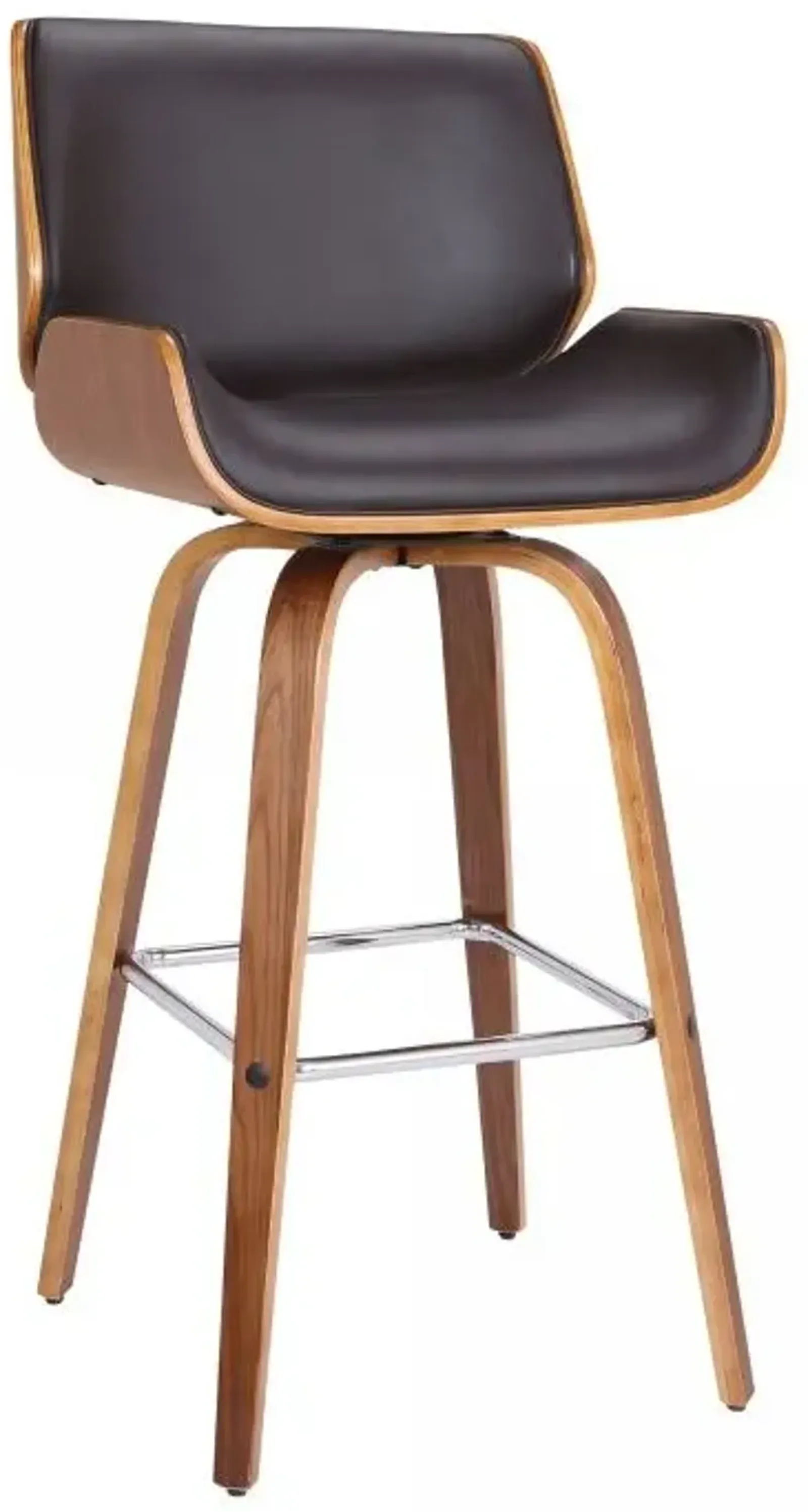 Armen Living Tyler Brown 26" Swivel Counter Stool