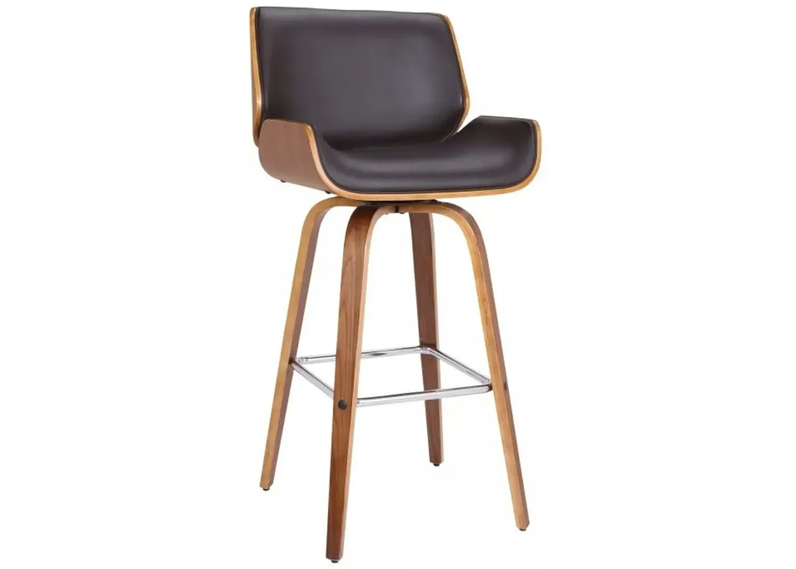 Armen Living Tyler Brown 26" Swivel Counter Stool