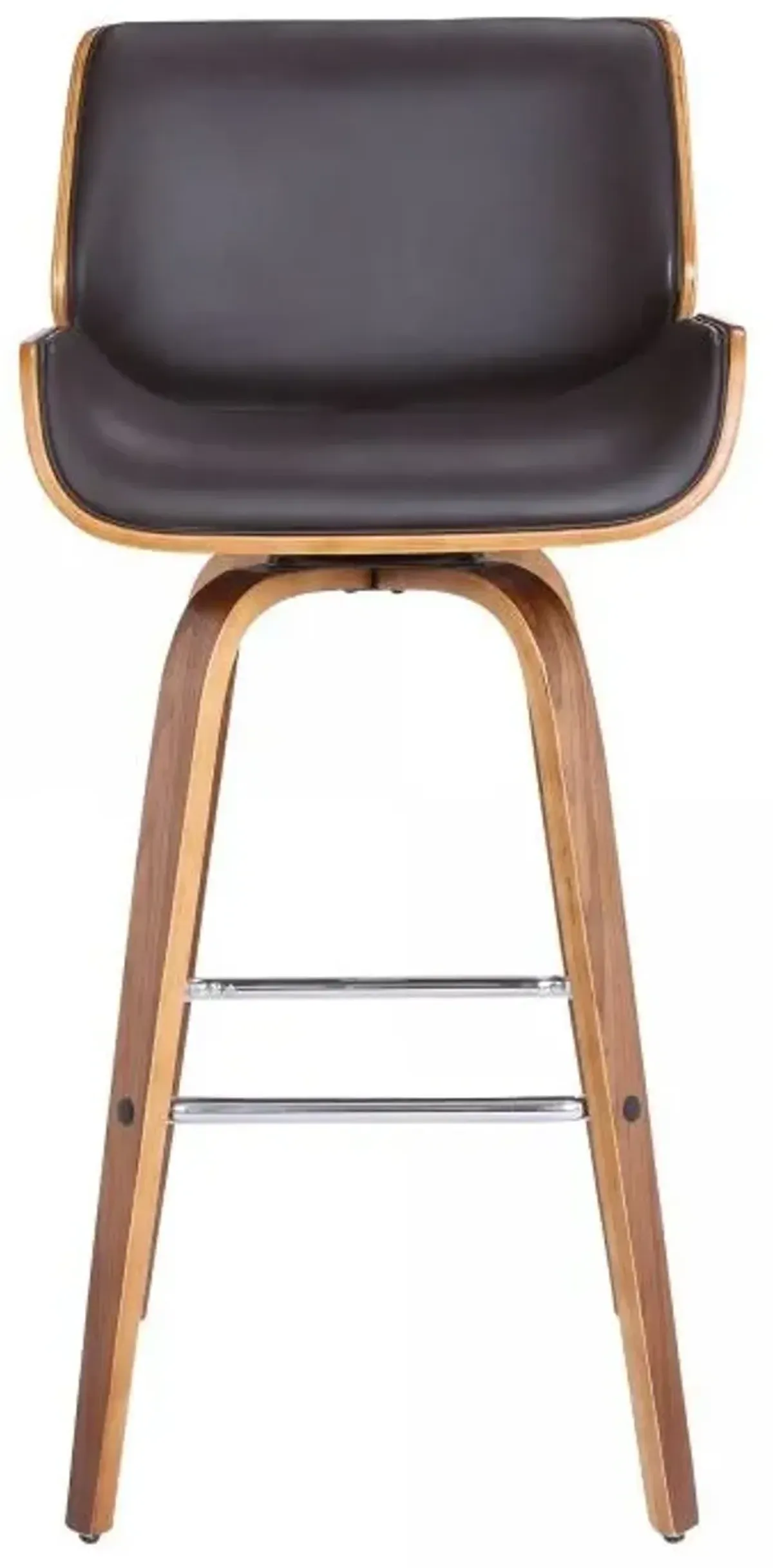 Armen Living Tyler Brown 30" Swivel Bar Stool