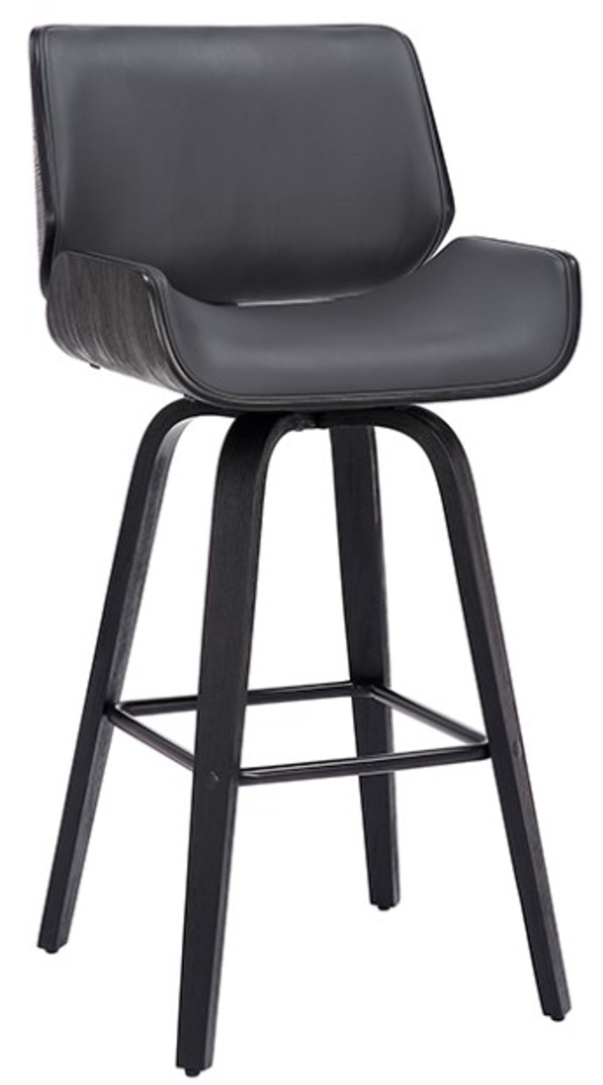 Armen Living Tyler Gray 26" Swivel Counter Stool