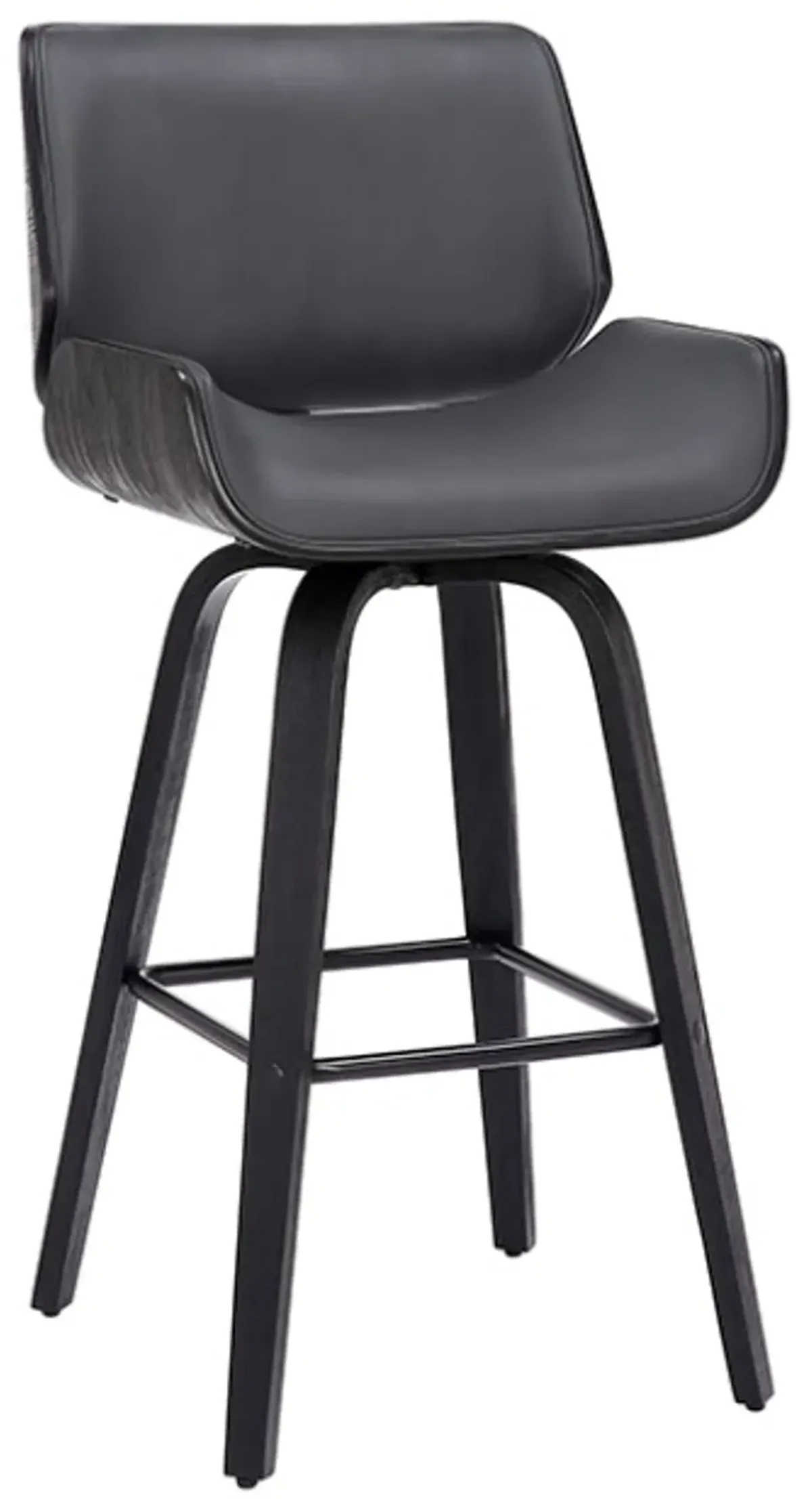 Armen Living Tyler Gray 26" Swivel Counter Stool