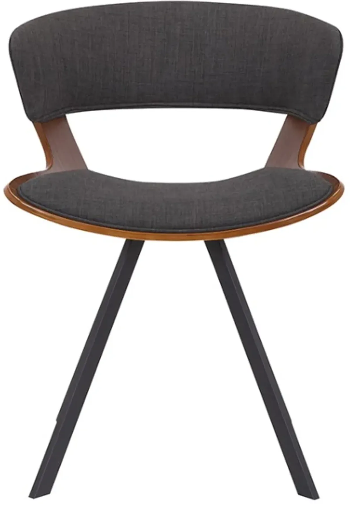 Armen Living Ulric Charcoal Dining Accent Chair