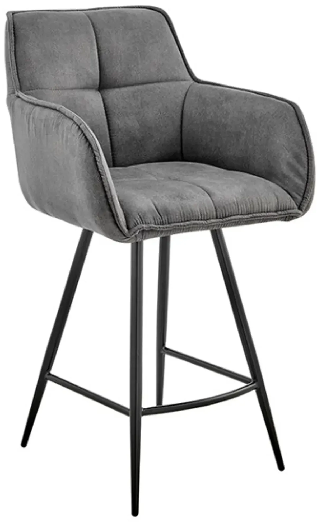 Armen Living Verona Charcoal 30" Bar Stool