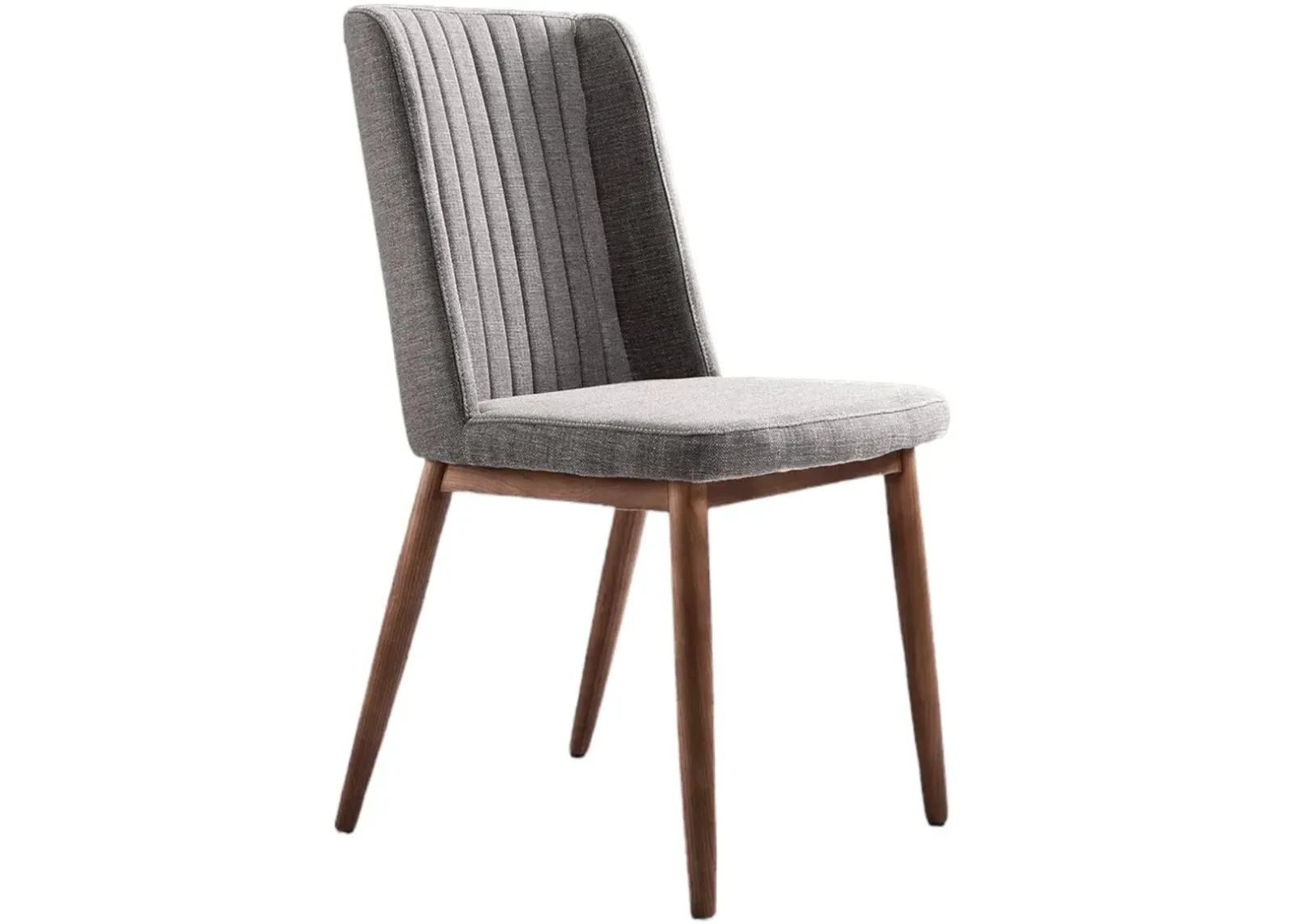 Armen Living Wade 2-Piece Gray Dining Chairs