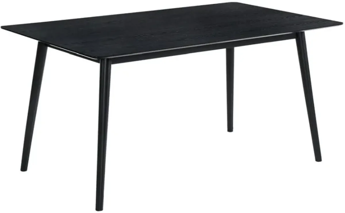 Armen Living Westmont Black Rectangular Dining Table