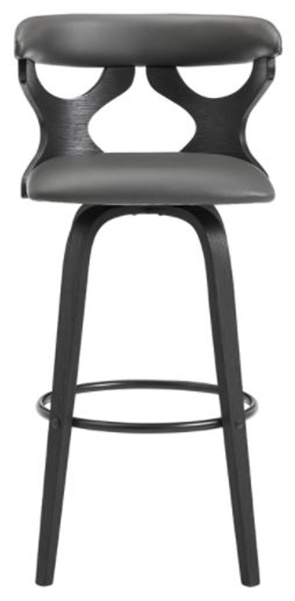 Armen Living Zenia Gray 26" Swivel Counter Stool