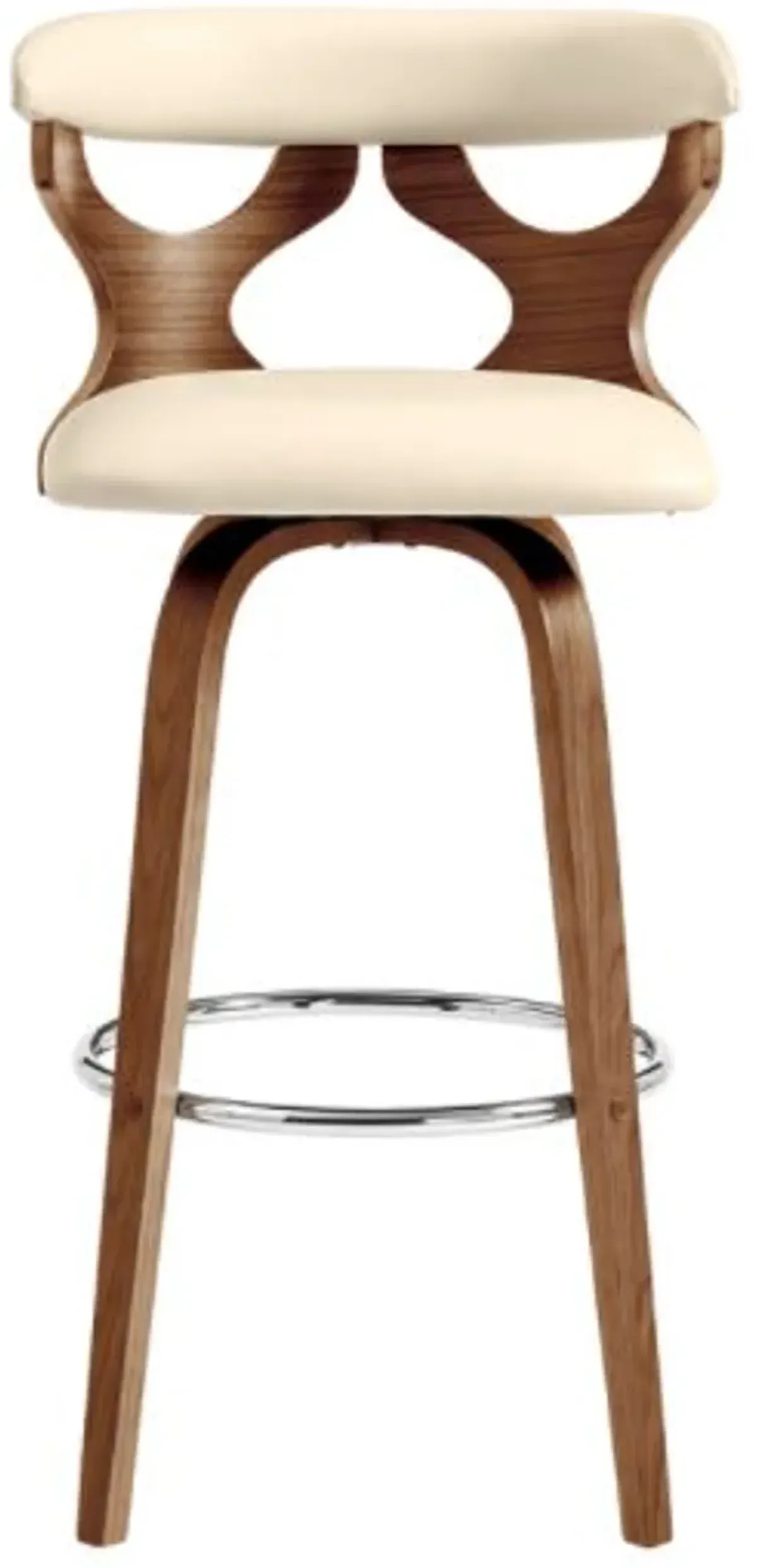 Armen Living Zenia Cream 26" Swivel Counter Stool