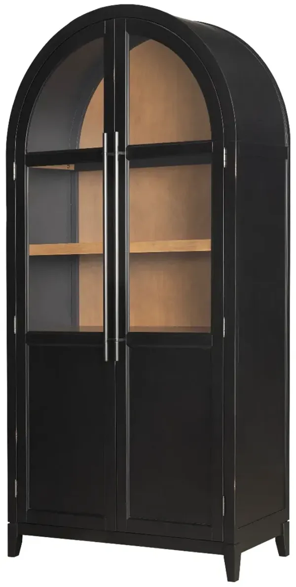 Richwood Black Birch Arched Cabinet