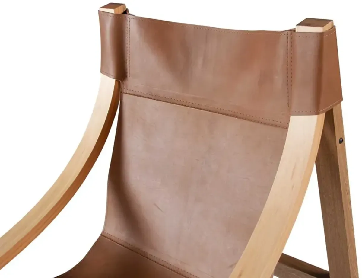 Steve Silver Co. Lima Brown Sling Chair