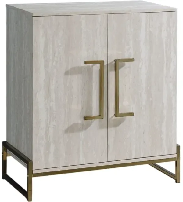 Steve Silver Co. Larkin Copper/Gray Wine Cabinet