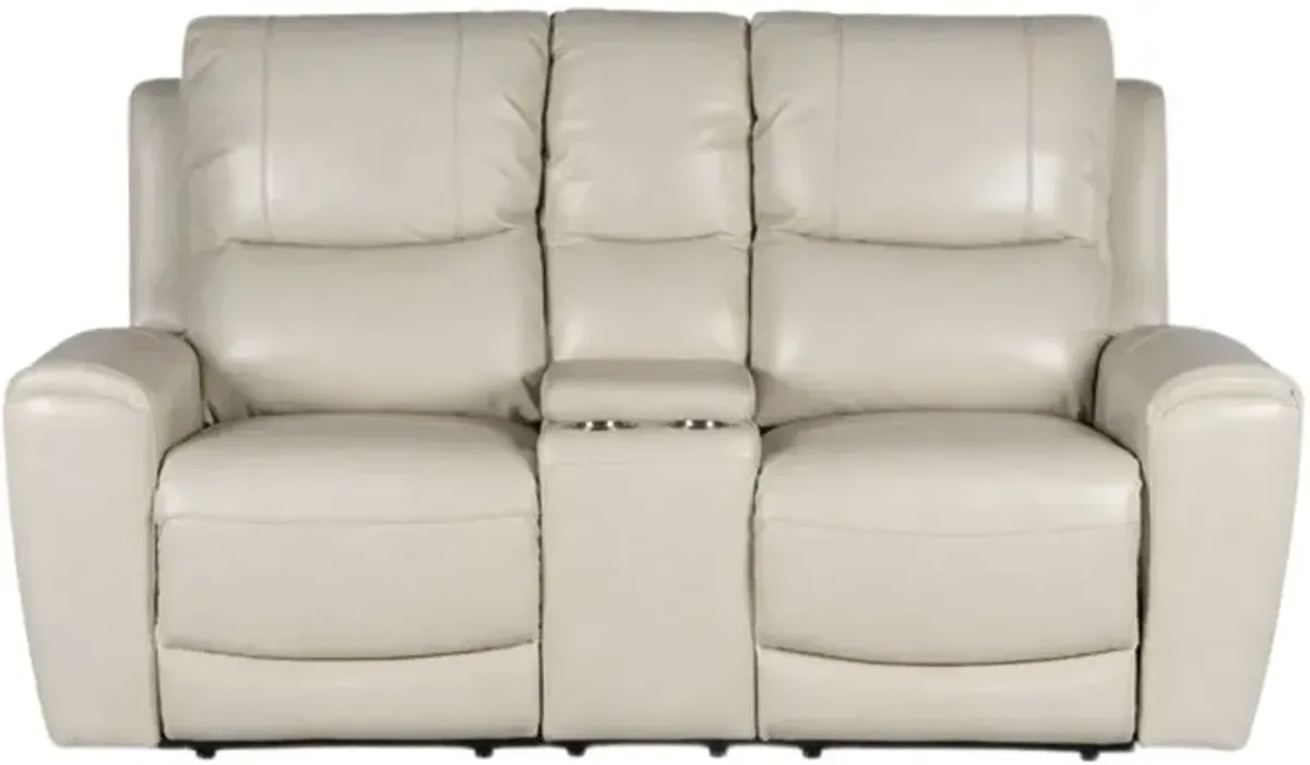 Steve Silver Co. Laurel Ivory Dual Power Reclining Loveseat