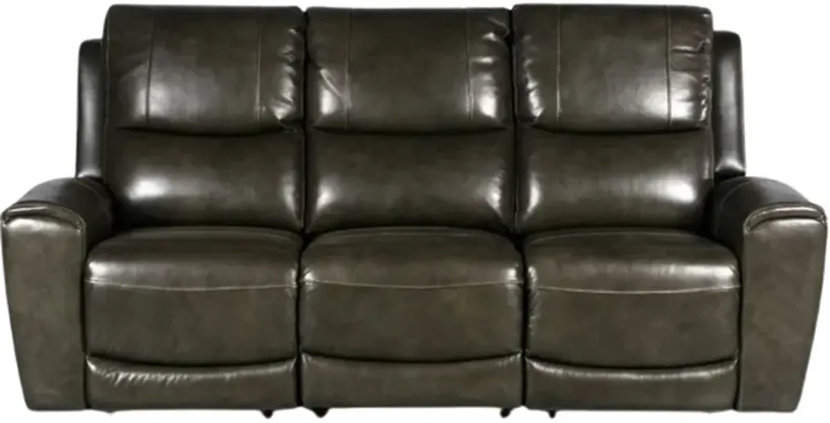 Steve Silver Co. Laurel Gray Power Reclining Sofa
