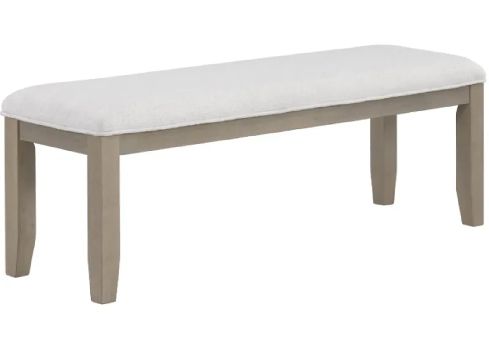 Steve Silver Co. Lily Eggshell/Greige Dining Bench