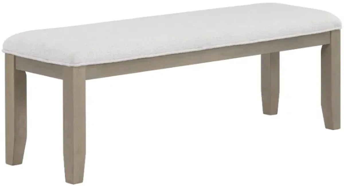 Steve Silver Co. Lily Eggshell/Greige Dining Bench