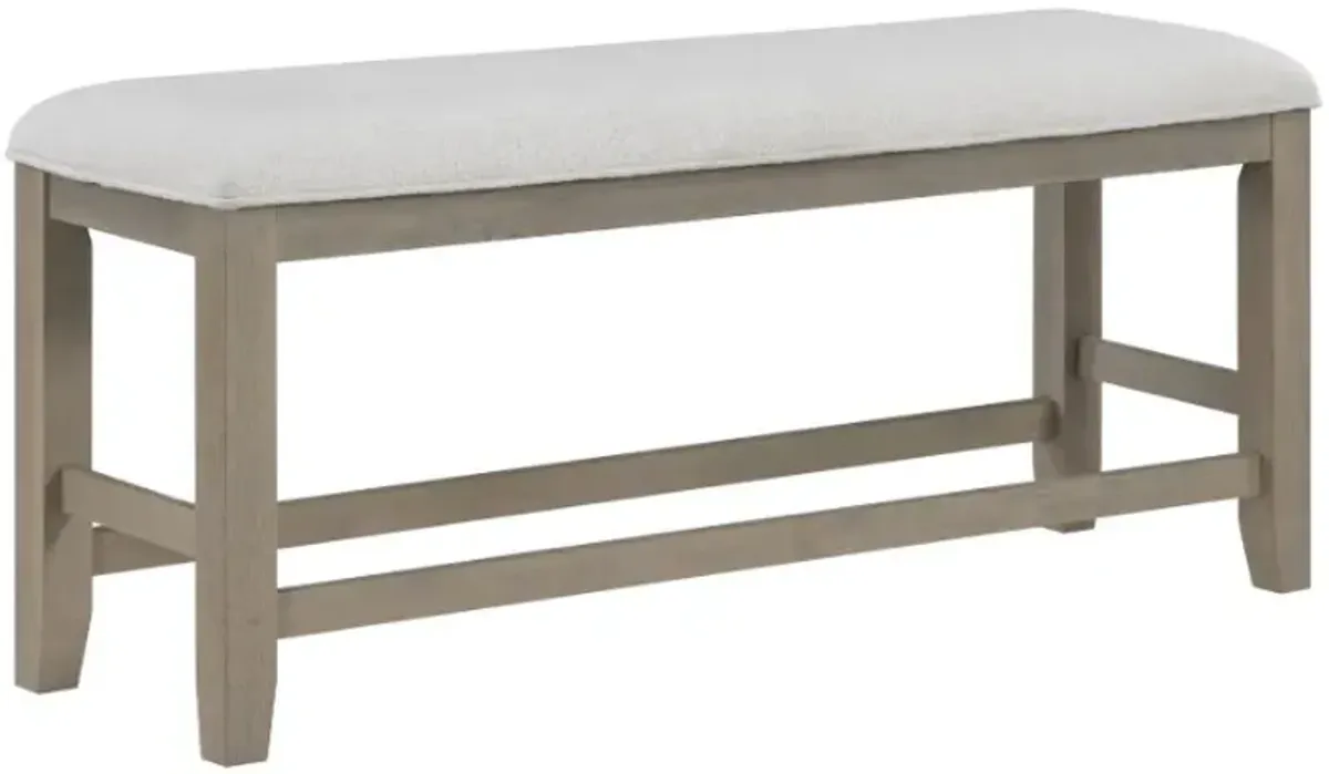 Steve Silver Co. Lily 6-Piece Eggshell/Greige Counter Dining Set