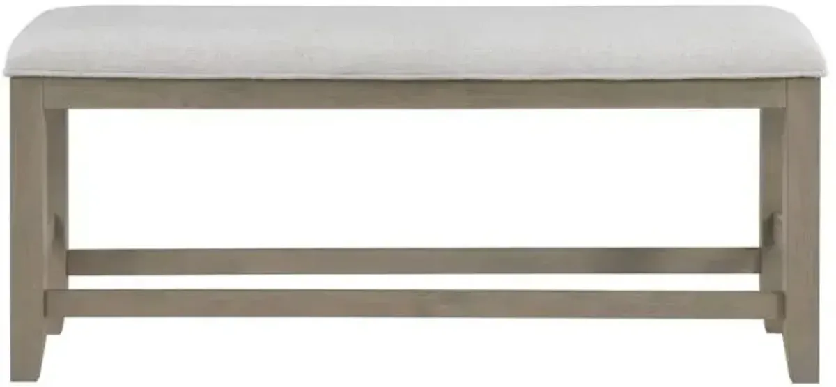 Steve Silver Co. Lily Greige Counter Bench